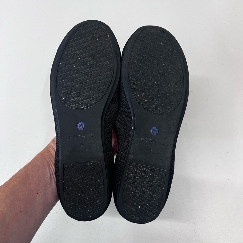 Rothy’s The Flat Black Solid Size 9 - image 4